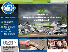 Tablet Screenshot of haagcertifiedinspector.com